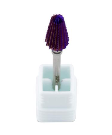 PANA USA 3/32 Purple Tornado Nail Carbide Drill Bit - Extra Coarse for Fast Acrylic and Gel Removal - Professional Manicure Pedicure Tool - Buy Online on GoSupps.com