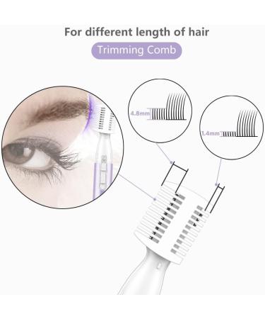 Buy Eyebrow Trimmer Precision Facial Hair Trimmer for Women | Painless Battery Operated & No-Pull Design for Face Chin & Neck - Buy Online on GoSupps.com