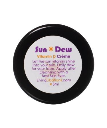 Living Libations Organic Sun Dew Transdermal Vitamin D Cr me | Natural Wildcrafted Vegan Clean Beauty (0.17 oz | 5 mL) - Buy Online on GoSupps.com