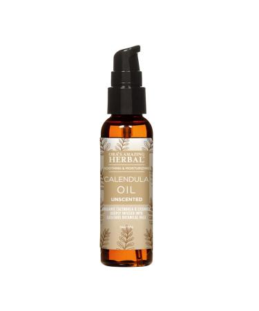 Ora's Amazing Herbal Calendula Oil with Licorice Jojoba Fragrance Free Unscented Facial Cleansing Moisturizing Eczema & Sensitive Skin Cold Pressed Oils Recycled Plastic 2 oz Travel Size 2 Fl Oz (Pack of 1)