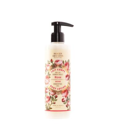 Panier des Sens Rose Shea butter Body lotion for dry skin  body cream - Made in France 97% natural - 8.45 Floz/250ml - Buy Online on GoSupps.com