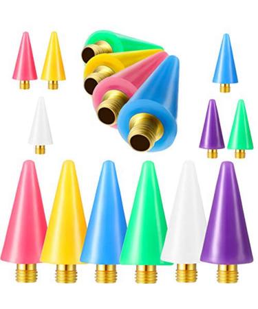 Qyrugcxs 12Pieces Replacement Tips Nail Rhinestones Picker for Nail Dotting Pen to Pick Up Nail Gem Jewelry Replacement