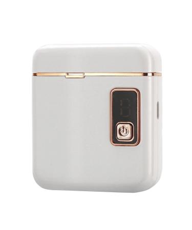 Electric Nail Clippers 3 Modes Adjustable Safety Fingernail Trimmer - Quiet Electric Fingernail Clippers with Storage Light Electric Manicure Pedicure Tool for Home White