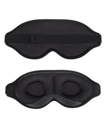 Sleep Mask Eye Mask for Sleeping Blackout Eye Mask Sleep Mask for Women Men No Pressure On Eyes Ultra Soft & Comfortable Eye Shade Cover for Travel/Sleeping/Nap
