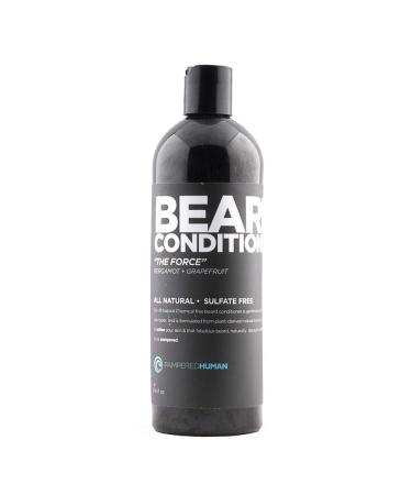4-Piece Men's Beard Kit - Balm Oil Shampoo & Conditioner | The Force (Bergamot Grapefruit) - Premium International Shipping - Buy Online on GoSupps.com