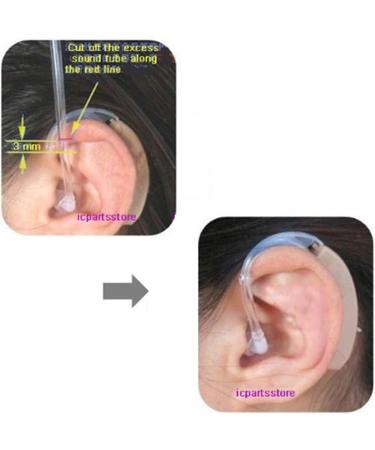 JIAHAO 18 pcs Ear Plug with 6 Tubes Resound BTE Hearing Aid Aids Eartips Domes (Size S M L) - Buy Online on GoSupps.com