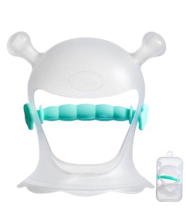 Rosixehird baby hand bite ring-easy-to-use baby bite ring made of silicone-wrist handlebar rings baby cottage baby tooth toy silicone tooth toy for babies green