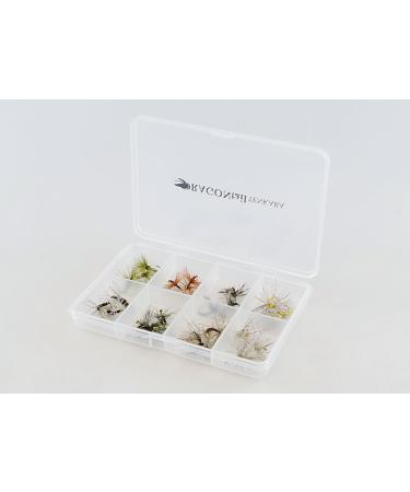 24 Tenkara Flies - Random Selection in Fly Box | High-Quality Fishing Flies - Buy Online on GoSupps.com