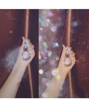 Glitter Spray Body Glitter Highlighter Powder Spray Makeup Pigment Powder with Aroma Glitter Brighten Shimmer Fresh Makeup Powder for Face Body Cosmetic 02 champagne - Buy Online on GoSupps.com