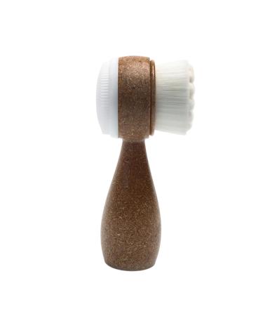 kisronda Facial Cleansing Brush | Double Sided Facial Brush Soft Bristle Face Washing Brush Manual Vertical Face Cleanser Brush | for Deep Cleansing Massaging
