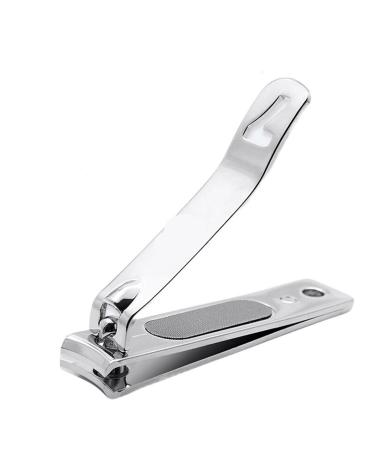 SUICRA Nail Clippers Fingernail Clipper Toenail Nail Clippers Fingernail Scissors Manicure Cutters Pedicure Nail Tools Toenail Trimmers with Nail Files (Color : Silver)