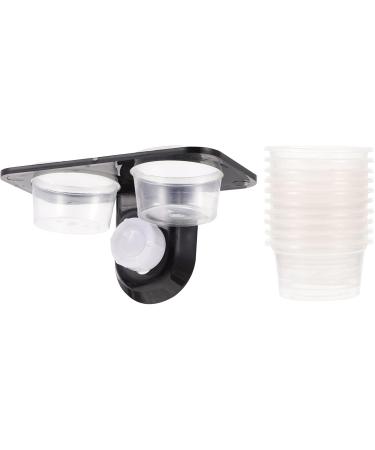 Mipcase Magnetic Reptile Ledge- Crested Gecko Feeding Ledge with 10 Bowls Reptile Feeding Cups Reptile Water and Food Dish with Suction Cup 11.7X6.3X5.7CM - Buy Online on GoSupps.com