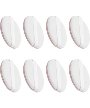 Sibba 8 PCS Makeup Sponge Powder Puff Set for Foundation Cushion & Concealer - Beauty Blender Holder Included - Blending Applicator Pads for Face Cream & Color Correcting - Mini Facial Cover - Skin Color - Buy Online on GoSupps.com