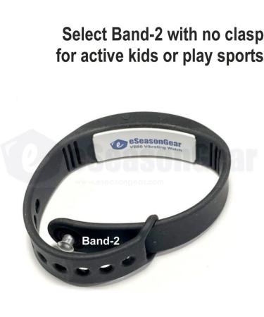 eSeasonGear VB80 12 Alarm Vibrating Watch Silent Vibration ADHD Medication Reminder Black-Large Small/Large Modern Design - Buy Online on GoSupps.com