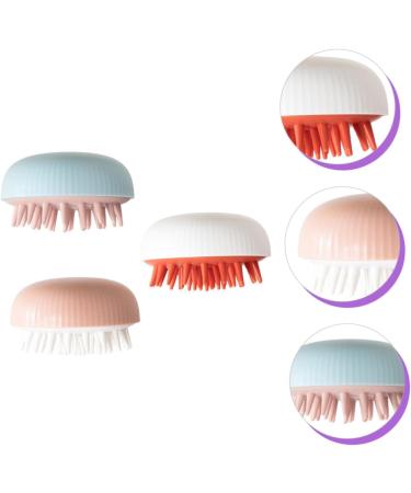 Tovinanna 3-in-1 Shampoo Brush - Scalp Massager & Skin Peeling Tool for Kids - Clean Hairbrush & Head Massage Device - Buy Online on GoSupps.com