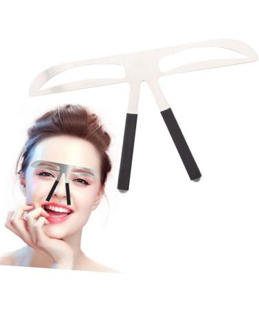 VINTORKY Eyebrow Drawing Tools Eyebrow Caliper Assistant Grooming Stencil Brow Stencils Tool Balance Ruler Miss Stainless Steel - Buy Online on GoSupps.com