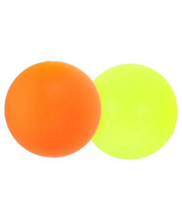 Homsfou 2st muscle knot balls Massage balls Balls for the muscle massage massage devices for feet ice hockey foot massager myofascial ball lacrosse balls shoulder and neck fascia ball 6.30x6.30cm red