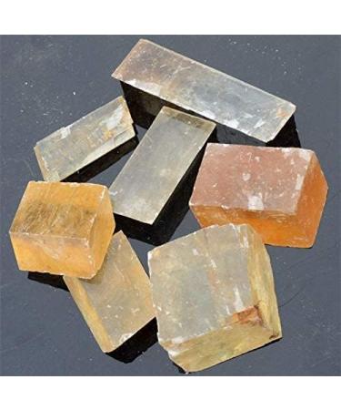 1pc Natural Crystal Gemstone Raw Calcite Stone Yellow Rough Calcite for Decoration Chakra Reiki Balancing - Buy Online on GoSupps.com