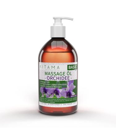 KitaMa massage oil aroma orchid - body oil for massages - care oil - aroma oil - nourishing relaxation oil - Thai - 500ml orchid 500 ml (1 Pack)