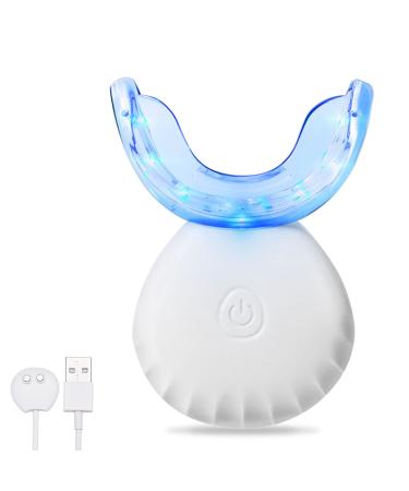 EOICCEOH Teeth Whitening Light  10X More Powerful Blue Led Teeth Whitening Accelerator Light Connected with USB  Non-Battery Teeth Whitening LED Light for Teeth Whitening Enhancer in Home Use