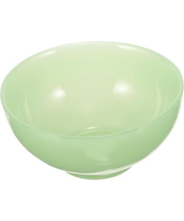 2-Piece Green Terrarium Bowls for Men's Care | Decorative Soap & Shaving Bowl - Jade Glass Containers 11.5x11.5x5cm - Buy Online on GoSupps.com
