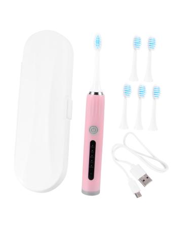 Beaupretty 1 set electric toothbrush body care toothbrush brass toothbrush practical toothbrush children's toothbrush home toothbrush cleaning brush plastic 1 piece (1 Pack) pink