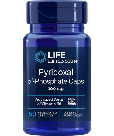 Life Extension Pyridoxal 5-Phosphate 100 Mg Vegetarian Capsules 60-Count (120)