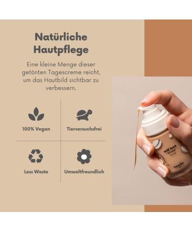 Resibo Natural Tinted Day Cream Self Love | BB Cream & Moisture Cream with Sun Protection | 30ml Natural Beige - Pimple Remover & Foundation Concealer - Buy Online on GoSupps.com