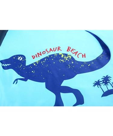 AIWUHE Boys Swim Set - UV Protection Swim Trunks & Long Sleeve Shirt with Cap - Cartoon Design (110-116 Dark Blue) - Perfect for International Shipping - Buy Online on GoSupps.com