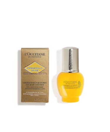L'Occitane Immortelle Divine Eye & Lip Contour 0.5 oz - Anti-Aging Treatment - Buy Online on GoSupps.com