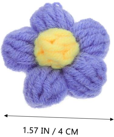 Beavorty 30 Pcs Hairpin Accessories Toddler Stuff Yarn Flower Buttons Headdress Diy Props The Flowers Child 1 count (Pack of 1) Assorted Color 4x3pcs - Buy Online on GoSupps.com