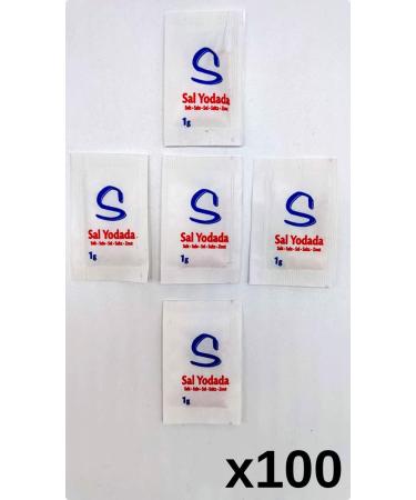 100 x Salt Yodada Individual Condiment Sachets - Handy Mini Packets - Buy Online on GoSupps.com