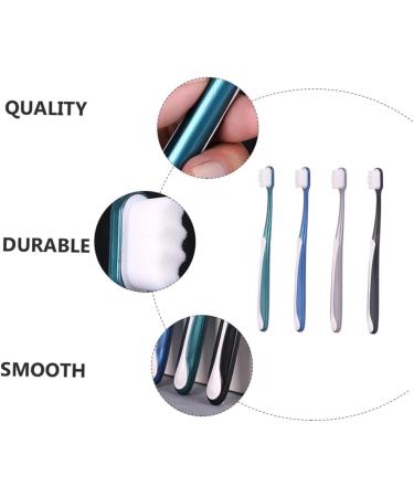 Minkissy 4-Piece Soft Toothbrush Set - Premium Household Brushes for Adults - Ideal for Makeup and Care Accessories - Gentle Coal Cleaning for Pregnant Women - Buy Online on GoSupps.com