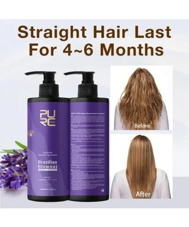 PURC PURE Keratin Hair Care Treatment Relaxer and Tamer - 1000ml | International Shipping Available for Healthy Smooth Hair - Buy Online on GoSupps.com