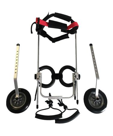 Homend Adjustable Dog Wheelchair for Disabled Hind Legs Puppy Cat/Dog/Puppy Walking Hind Legs Rehabilitation Easy Assemble Lightweight Small