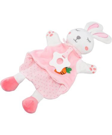 Baby Loveys Bunny Security Blanket with Teether - Soft Unisex Stuffed Animal Blanket - Buy Online on GoSupps.com