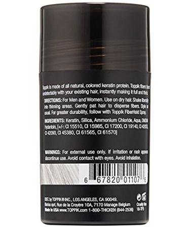 Toppik Hair Fibers Normal (12g) - White | Add Volume & Conceal Thinning Hair | International Shipping Available - Buy Online on GoSupps.com
