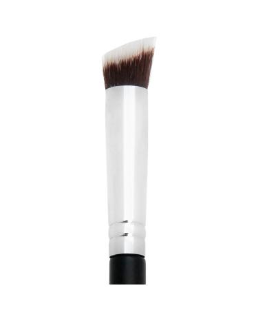 Kabuki Nose Contour Brush by Beauty Junkees - Mini Flat Angle Makeup Brush for Sculpting Bronzer, Highlighter - Vegan Synthetic, Ideal for Liquid, Cream, Powder Cosmetics - Buy Online on GoSupps.com