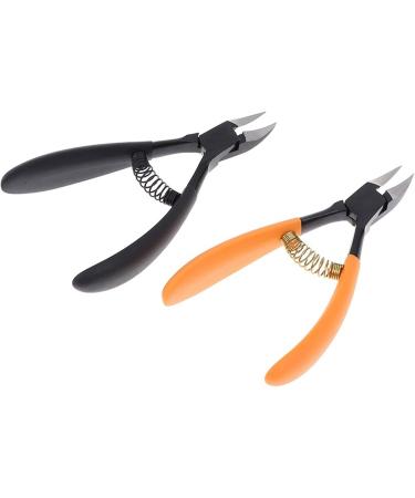 SVAASA Nail Clippers Orange Soft Nail Cuticle Nipper Stainless Steel Tweezer Clipper Dead Skin Remover Scissor Plier Manicure Nail Art Tool (Color : Orange) - Buy Online on GoSupps.com