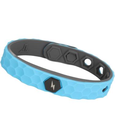 Sky Blue Balance Bracelet for Active Lifestyle - Waterproof Lightweight Silicone Sports Bracelet for Teenage Girls - Prevents Static Charge - Buy Online on GoSupps.com