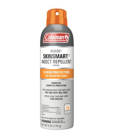 Coleman SkinSmart DEET Free Insect Repellent Spray - 6 oz Skinsmart 6 Oz Spray Can