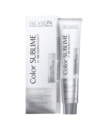 Revlon Professional Color Sublime by Revlonissimo Color & Care Ammonia Free Permanent Color 7.12 iridescent blonde 1 Pack (1 x 75 ml) 75 ml (1 Pack)