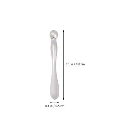 Minkissy Eye Cream Applicator Set - 2-Piece Silver Face & Eye Massage Spatula for Optimal Eye Care - Buy Online on GoSupps.com