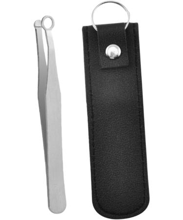 Beaupretty Stainless Steel Nose Hair Trimmers - Precision Round Nose Tweezers for Men | Multi-Purpose Beard & Nasal Hair Removal | 2 Pack - Buy Online on GoSupps.com