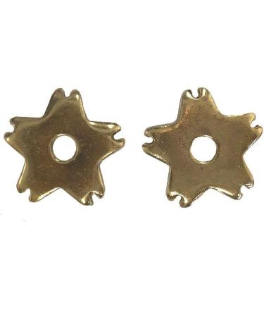 Black Spur Rowels - 1 1/8 inch Cloverleaf Design | AJ Tack Wholesale - Buy Online on GoSupps.com