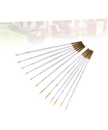 FOMIYES 2 Set Craft Fine Detail Brush Painting Small Detail Paint Brush Watercolor Paint Watercolor Miniature Paint Kids Coating Acrylic Child White Bamboo - Buy Online on GoSupps.com