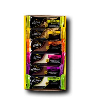 Food Connections Flapjacks 30x100g | 6 Flavours (Luxury Mixed)