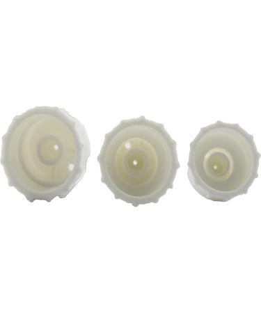 Hydrafacial Replacement Tips White Silicone Vortex Beauty Tips For Water Peel Aqua Peel Hydrofacial Parts Silicone 3 Pcs For Elitzia ETLB245 Or ET89 ETLB248 Beauty Machine White Silicone 3Pcs - Buy Online on GoSupps.com