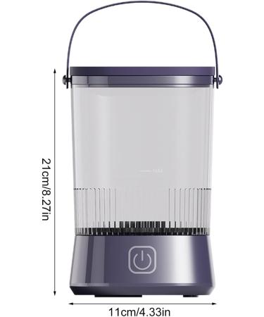 Automatic Cosmetic Brush Cleaner | Automatic Cosmetic Brushes Cleaner - Automatic Spinning Make Up Brush Cleaner for Makeup Brushes Eggs Sponges Purple - Buy Online on GoSupps.com