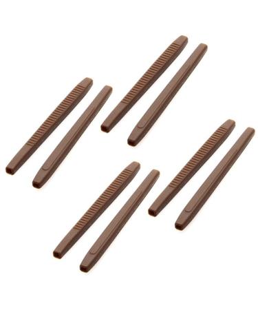 Wudaizhi 4 Pairs Silicone Eyeglass Temple Sleeves Anti-Slip Eyeglass Temple Sunglasses Leg Sleeve Accessories